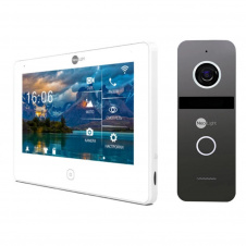 Комплект відеодомофону NeoLight NeoKIT HD Pro WiFi Graphite графіт (9878)