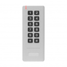 Клавіатура бездротова зі зчитувачем Em-Marine Trinix TRK-2201WR White