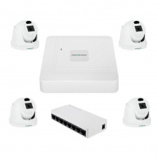 Комплект відеоспостереження на 4 камери GreenVision GV-IP-K-W96/4 3Mp (LP30515)