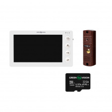Комплект відеодомофону GreenVision GV-947 SD-32Gb