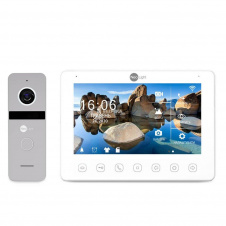 Комплект відеодомофону NeoLight NeoKIT HD WiFi Silver срібний (17150)