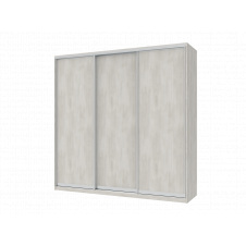 Шафа купе Doros Сіті Лайт Біле дерево 3 ДСП 225х60х225 (42002005)