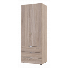 Розпашна Шафа для одягу Doros Гелар Cонома 2 ДСП 77,5х49,5х203,4 (80737022)