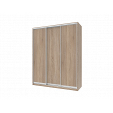 Шафа купе Doros Сіті Лайт Дуб Cонома 3 ДСП 180х60х225 (42002003)