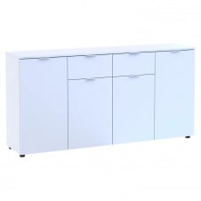 Комод Doros Рон 7 Білий 4 фасади 2 шухляди 160х38х81 (44900222)