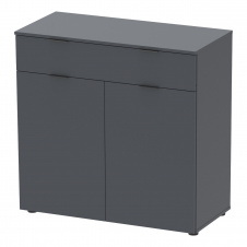 Комод Doros Рон 2 2 фасади 1 шухляда Графіт 80х38х100 (41516004)
