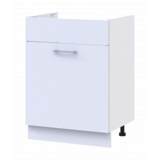 Кухня Doros Лея НМ82_Ш60 нижня ліва Білий/Дуб Сонома ДСП 60х46.6х82.1 (81359337.5)