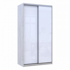 Шафа купе Сіті Лайт Слім Біле Дерево Скло Біле 120х60х225 (44900296) Новояворівськ