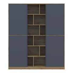 Шафа для одягу Doros Морган Дуб Артізан/Графіт ДСП 180х38.5х210 (42001256) Черкаси