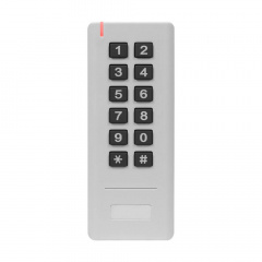 Клавіатура бездротова зі зчитувачем Em-Marine Trinix TRK-2201WR White Кушугум