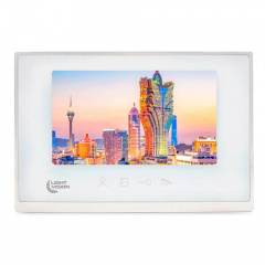 Відеодомофон 7” WiFi Light Vision Macao FHD White Ладан