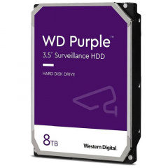 Жорсткий диск 3.5" 8TB 256MB Western Digital Purple (WD85PURZ) Обухів