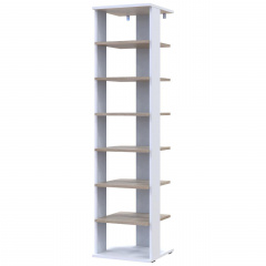 Полиця для взуття Doros Паоло Білий/Дуб Сонома 38.4х38.4х153.4 (41516041) Петрове