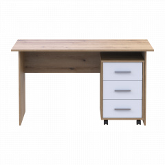 Офісний стіл Doros Т3 Дуб Евок/Білий ДСП 120х68х78 (41901064) Якимівка