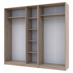 Шафа для одягу Doros Промо Дуб Cонома 2+3 ДСП 225х48х204 (42005003) Київ