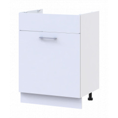 Кухня Doros Лея НМ82_Ш60 нижня ліва Білий/Дуб Сонома ДСП 60х46.6х82.1 (81359337.5) Королёво