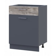 Кухня Doros Лея НЯ82_Ш60 нижня права Графіт/Клондайк ДСП 60х46.6х82 (80359569.7) Киев