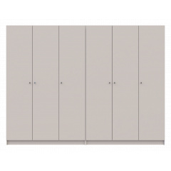 Шафа для одягу Doros Промо Кашемір 3+3 ДСП 270х48х204 (80737674) Київ