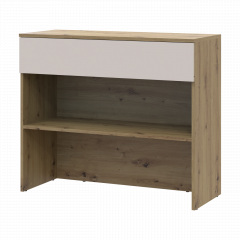 Тумба для взуття Doros Спліт Дуб Артізан/Кашемір ДСП 94х39х80 (41901270) Запорожье
