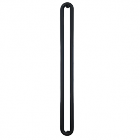 Дизайнерский радиатор ANTRAX Tubone V 1500х210 вертикальный, черный матовый