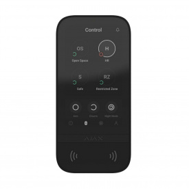 Клавіатура бездротова Ajax KeyPad TouchScreen чорна (000034513)