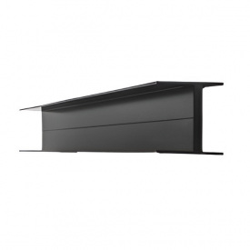 Электрический радиатор ANTRAX Serie T 1206x230 горизонтальный, черный матовый