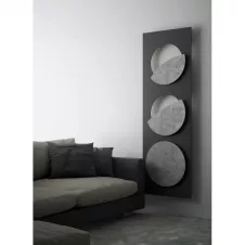 Полотенцесушитель водяной Hotech Eclipse 1800x650 дизайнерский, серый