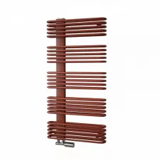 Полотенцесушитель водяной ISAN Koro Plus 1215x600 дизайнерский, коричневый