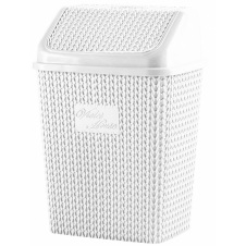 Контейнер для мусора VIOLET HOUSE Виолетта WHITE (6513165)