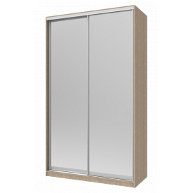 Шафа купе Doros Сіті 24 Дуб Cонома 2 Дзеркала 140х60х240 (42002073)
