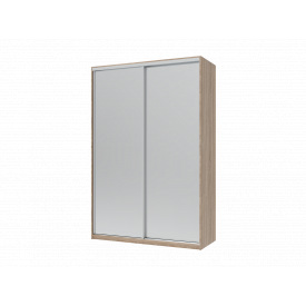 Шафа купе Doros Сіті Лайт Дуб Cонома 2 Дзеркала 150х60х225 (44900073)