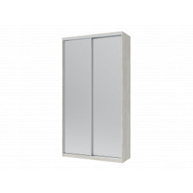 Шафа купе Doros Сіті Лайт Біле дерево 2 Дзеркала 120х45х225 (44900069)