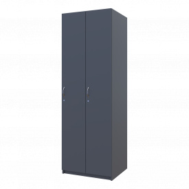 Роздягальня Doros 2-х секційна Графіт 2 ДСП 60х52х180 (40512886)