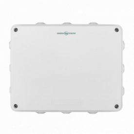 Розподільна коробка GreenVision зовнішня з резинками 255х200х80