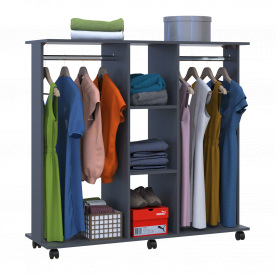 Гардеробна стійка Doros Д3 Графіт 130х40.6х121 (41510111)