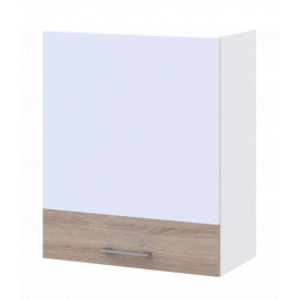 Кухня Doros Лея В72_Ш60 верхня ліва Білий/Дуб Сонома ДСП 60х31.6х72 (81359337.1)