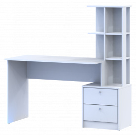 Офісний стіл Doros Т7 Білий 136х55х138 (81373482)