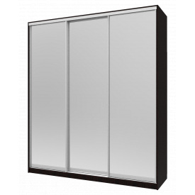 Шафа купе Doros Сіті 24 Венге 3 Дзеркала 208х60х240 (42002145)