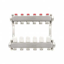 Коллектор теплого пола Polmark 1″3/4″ c 6 выходами