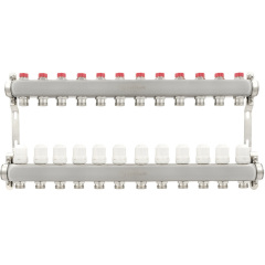 Коллектор теплого пола Polmark 1″3/4″ c 12 выходами (PSMR112) Житомир