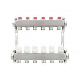Коллектор теплого пола Polmark 1″3/4″ c 6 выходами