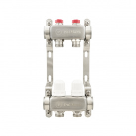 Коллектор теплого пола Polmark 1″3/4″ c 2 выходами