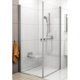 Душові двері Ravak CRV1-80 Білий TRANSPARENT (1QV40101Z1)