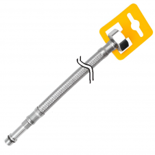 Шланг для смесителя Rubineta 1/2″ В длинный штуцер (1,2 м) (619120)