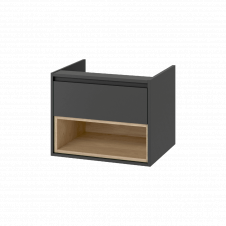 Тумба в ванную Excellent Tuto 60x50 настенная, серая (MLEX.0101.600.WHBL)