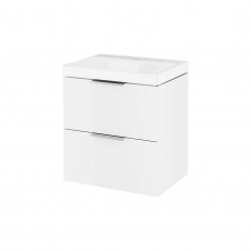Тумба в ванную Excellent Blanko 49×37 настенная, с умывальником, белая (MLEX.6317.K.490.WHCR)