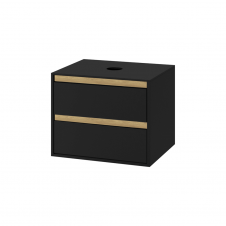 Тумба в ванную Excellent Tuto 60x47 настенная, черная (MLEX.0104.600.BKBL)