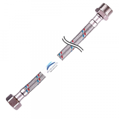 Шланг для воды Rubineta НВ 1/2″x1/2″ (40 см) (611040) Васильків