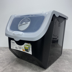 Контейнер для овочів 12 л 23,5х32,5х23,5 см Hobby Life 02 1506 чорний із світло-сірим Броди