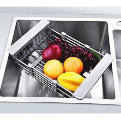 Полка кухонная для раковины Stenson R93343 44x22x9 см Вишневое